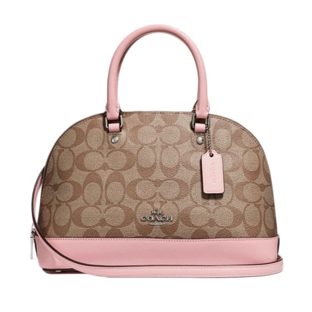 COACH Signature Canvas Mini Sierra Satchel